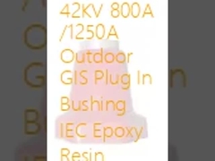 42KV 800A / 1250A Buiten GIS Plug In Bushing IEC Epoxy Hars